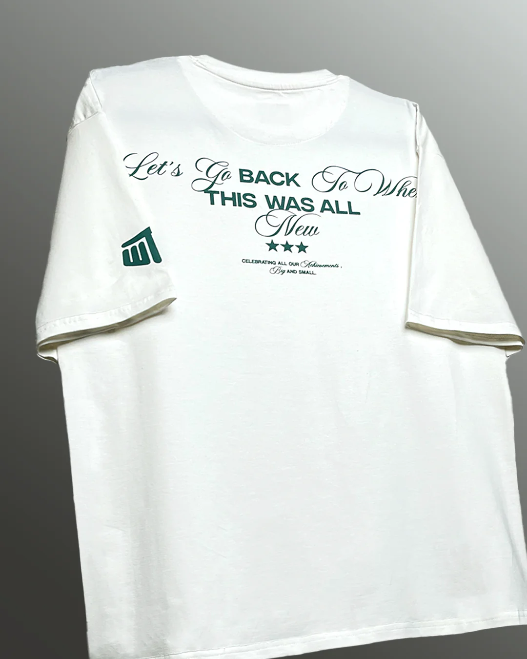 Achievement White Oversized T-shirt - Image 3
