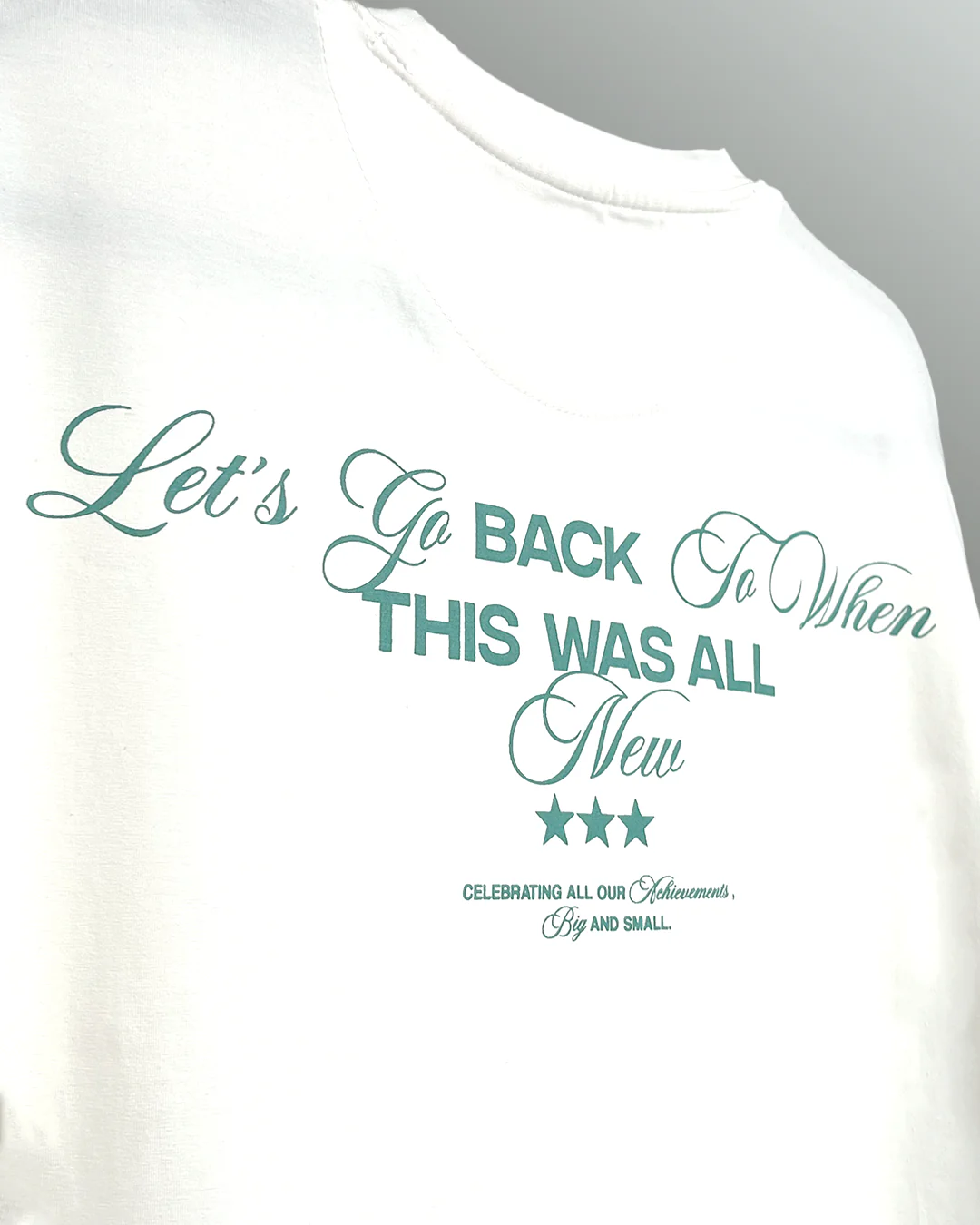 Achievement White Oversized T-shirt - Image 6