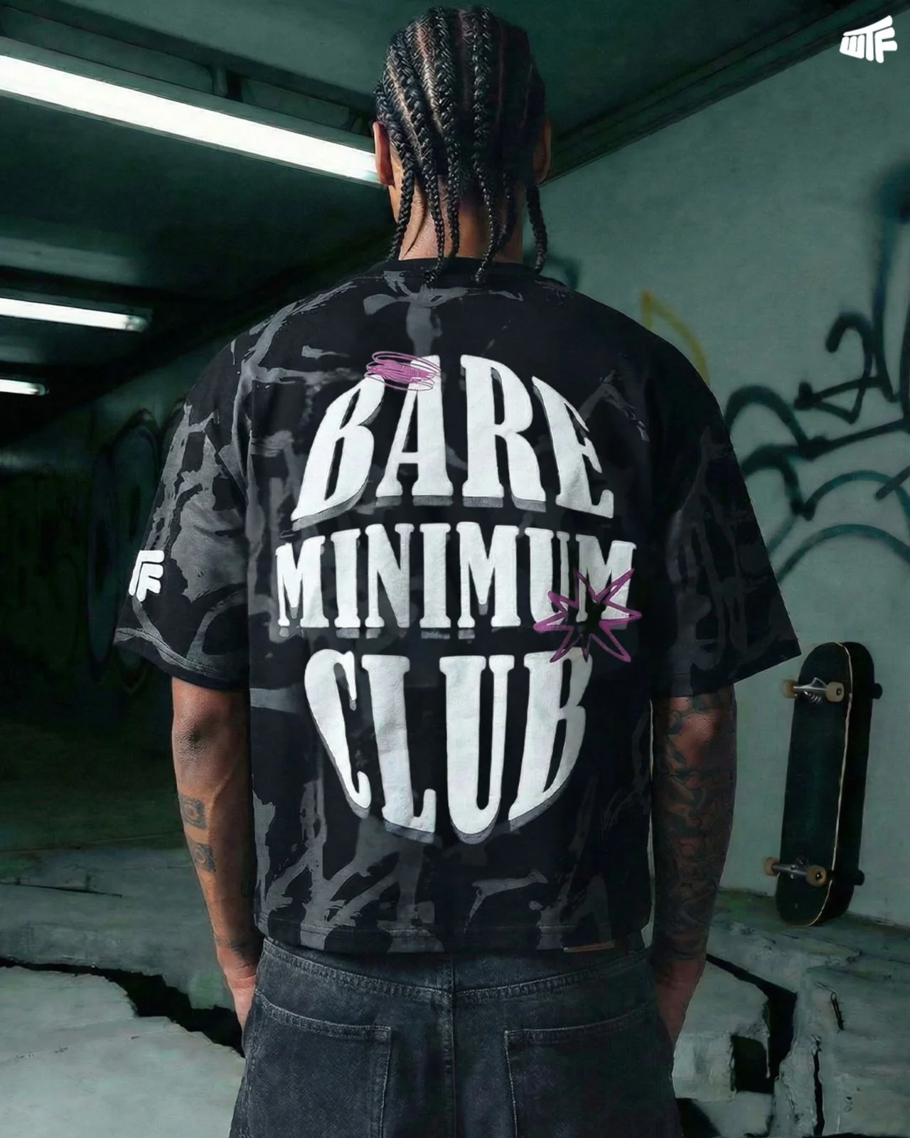 Bare Minimum Boxy-Fit T-shirt - Image 4
