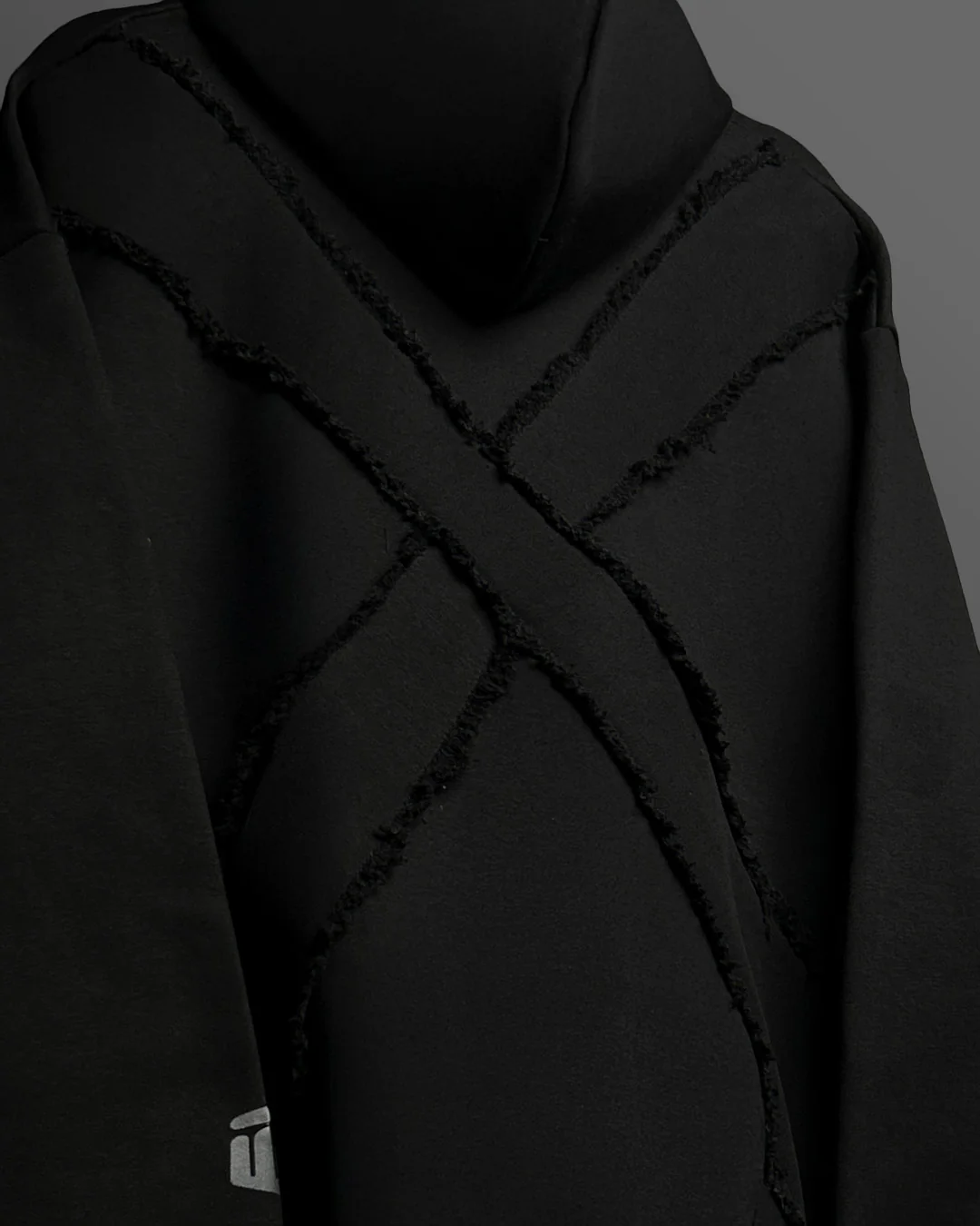 Fearless Black Boxy Fit Hoodie - Image 6