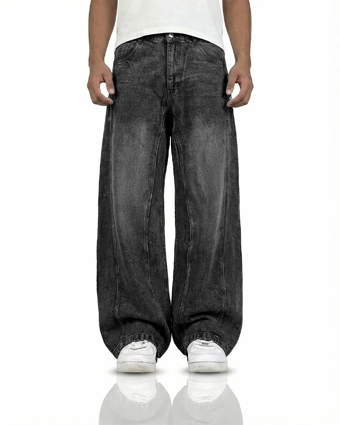 Front Line Baggy Denim Jeans - Image 2