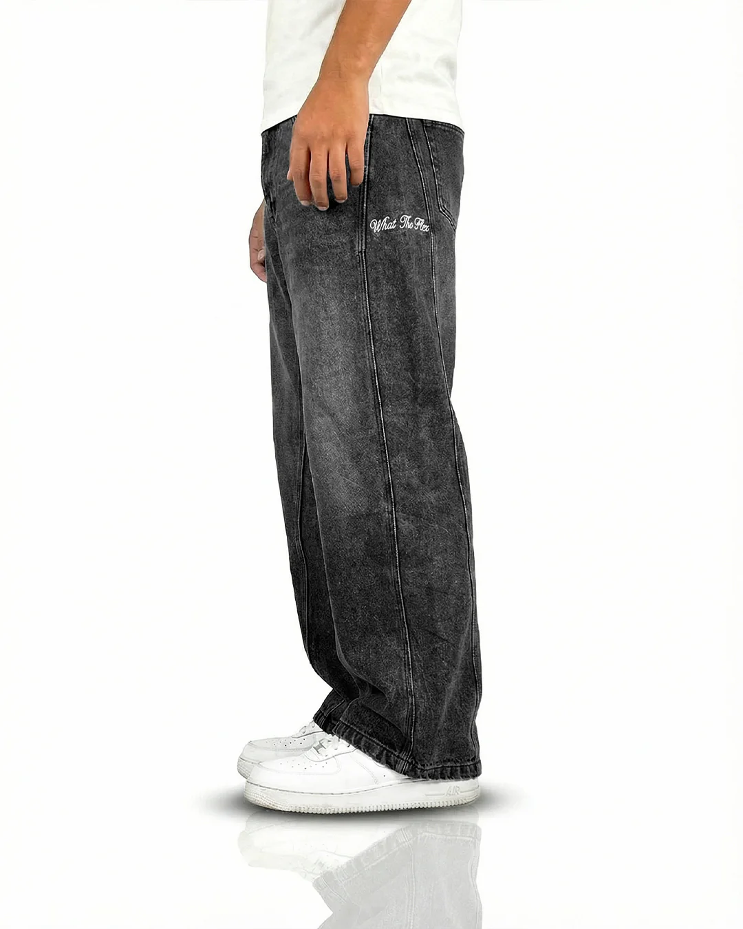 Front Line Baggy Denim Jeans - Image 3