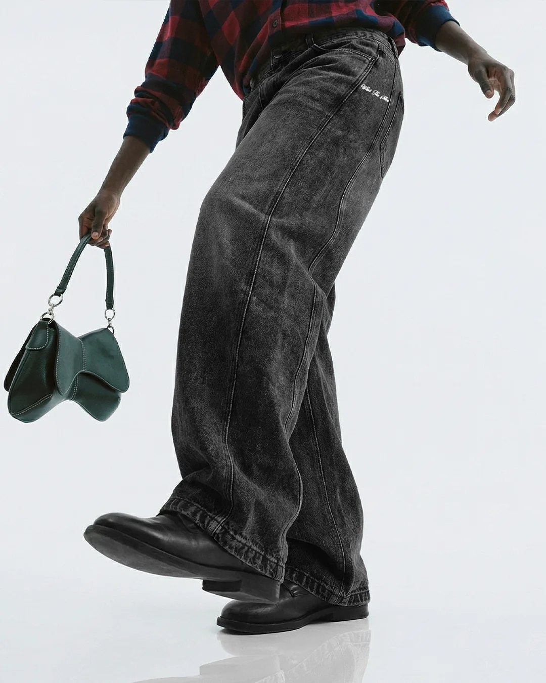 Front Line Baggy Denim Jeans - Image 8