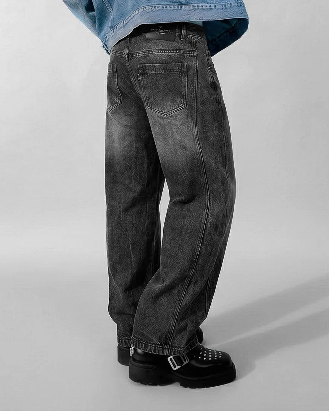 Front Line Baggy Denim Jeans - Image 9