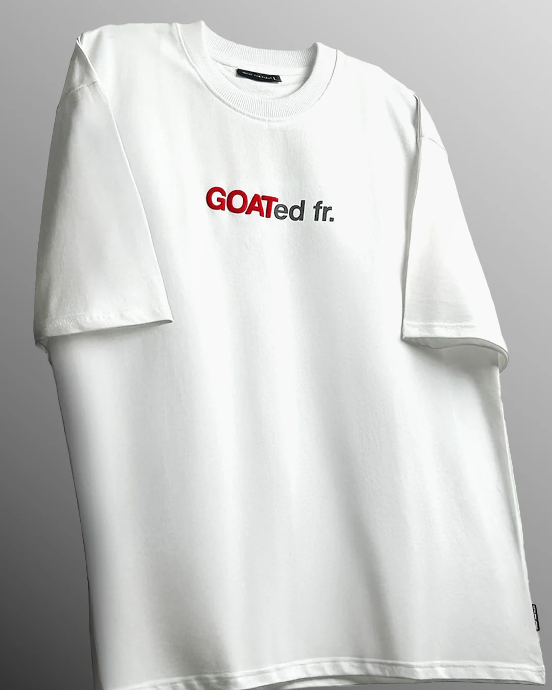 Goat Overnight White Heavyweight T-shirt - Image 3