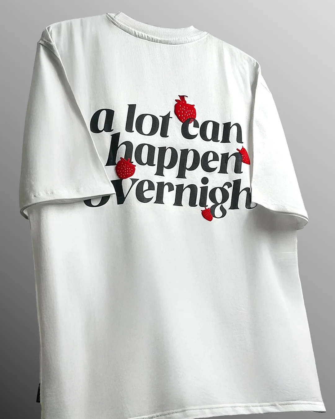 Goat Overnight White Heavyweight T-shirt - Image 4