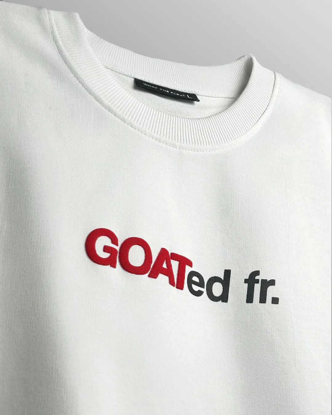 Goat Overnight White Heavyweight T-shirt - Image 8