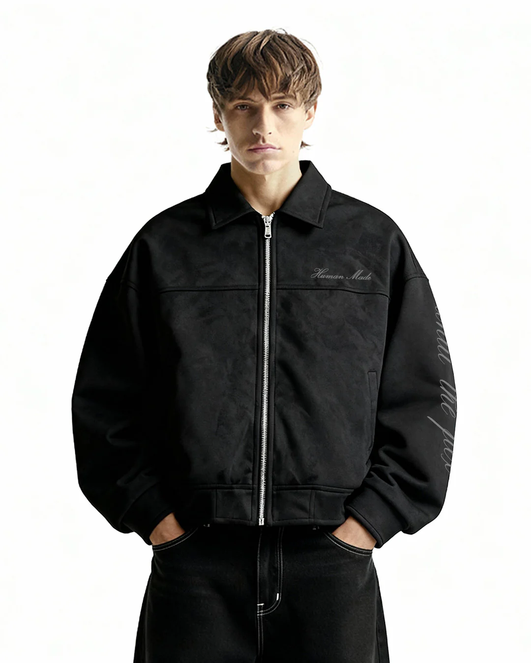 Human Made Black Suede Jacket