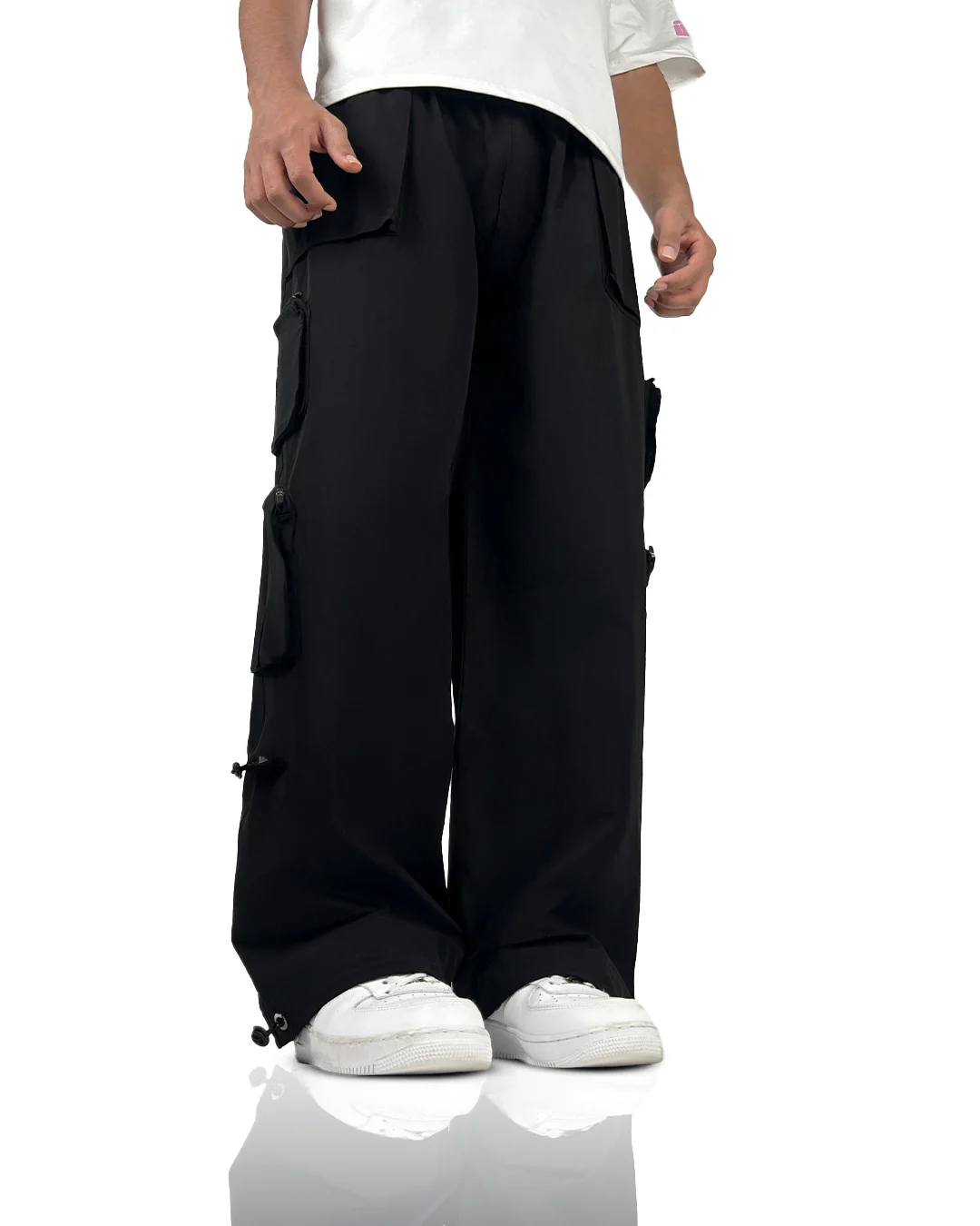 Loadout Black Parachute Pants - Image 2