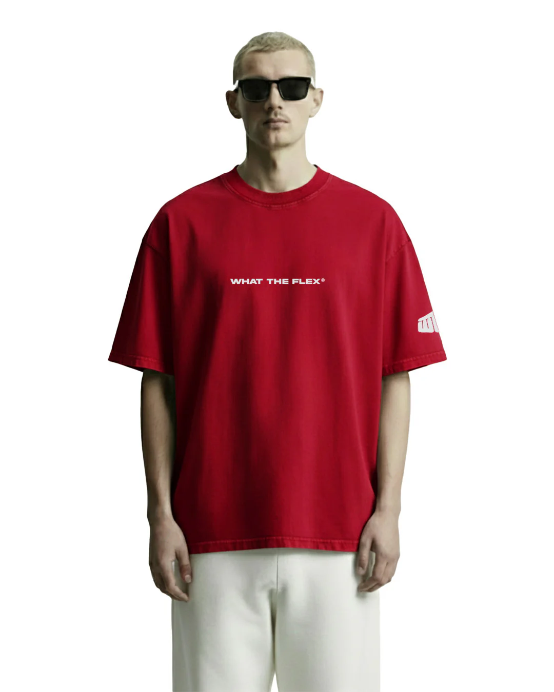 Melted Heavyweight Red T-shirt - Image 2