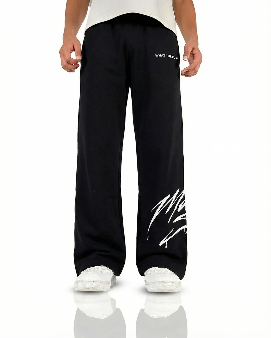 Motion Sick Black Cotton Pant - Image 2