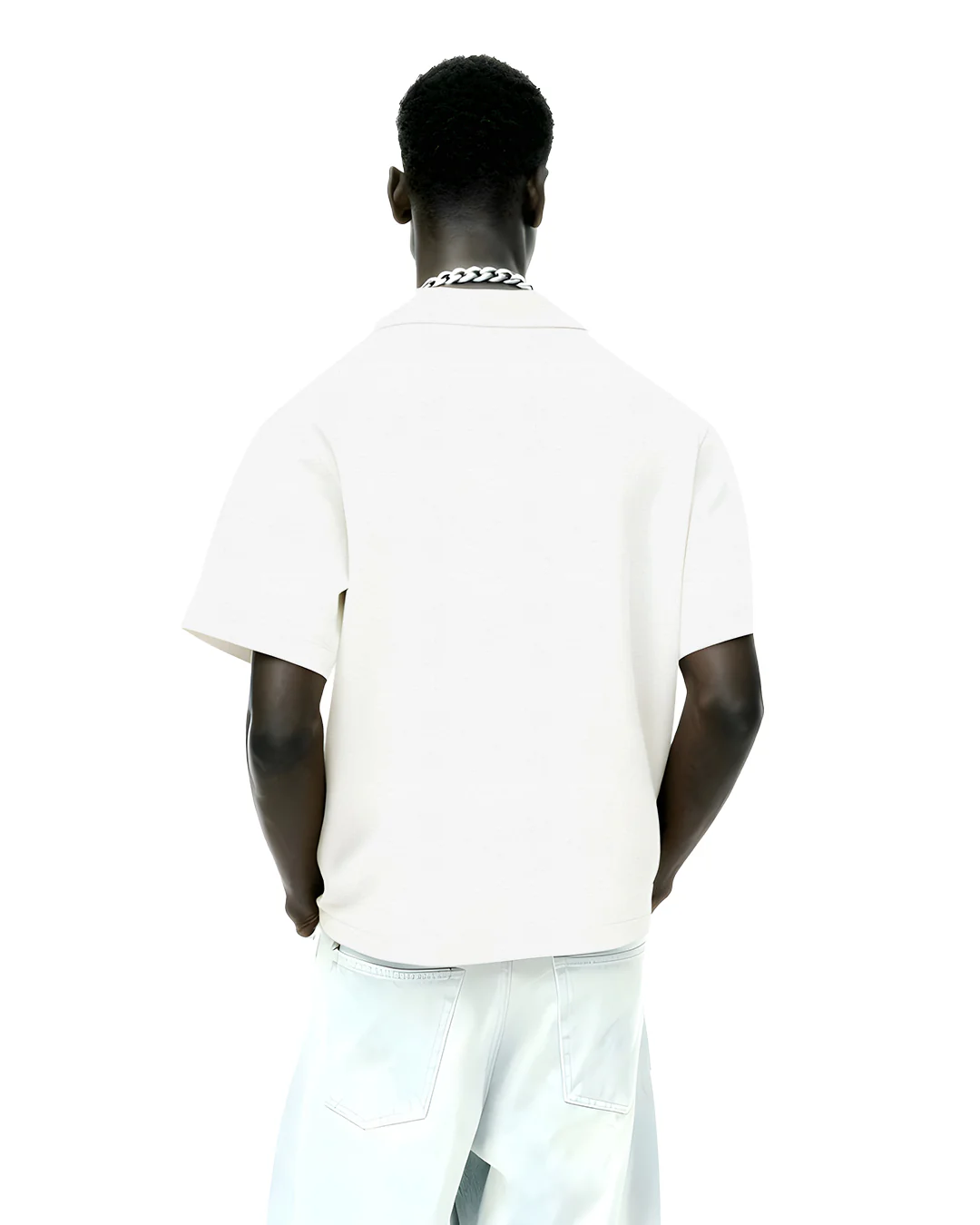 Off White Polo T-Shirt - Image 2