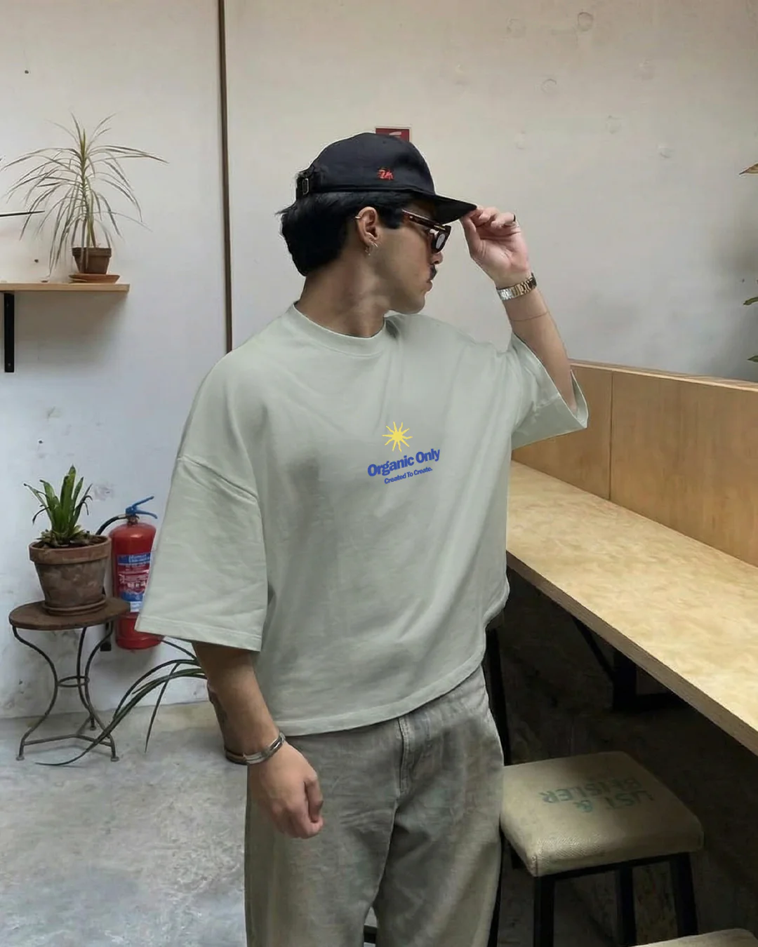 Organic Only Boxy-Fit T-shirt - Image 7