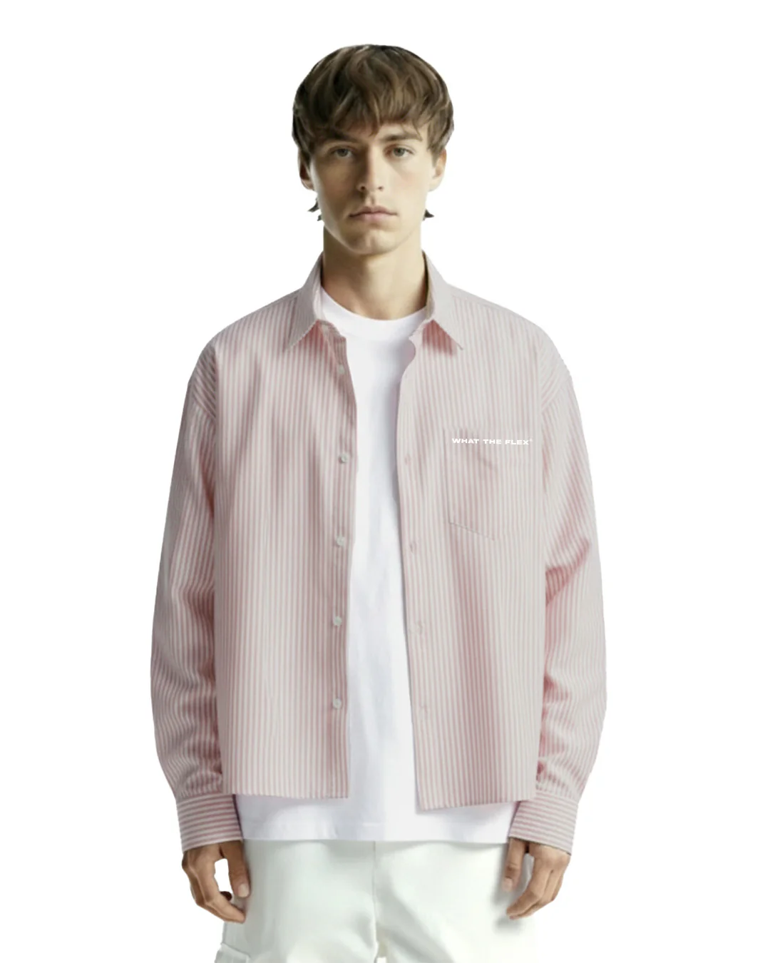 Rolling Pink Striped Shirt - Image 2