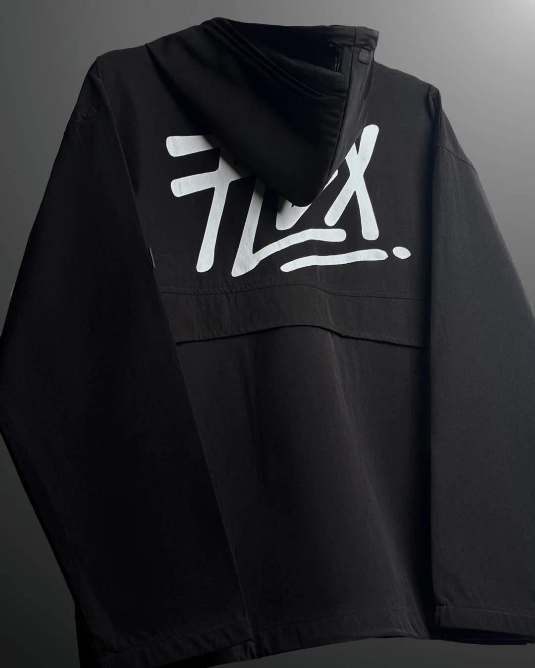 Signature Black Air Nylon Hoodie - Image 4