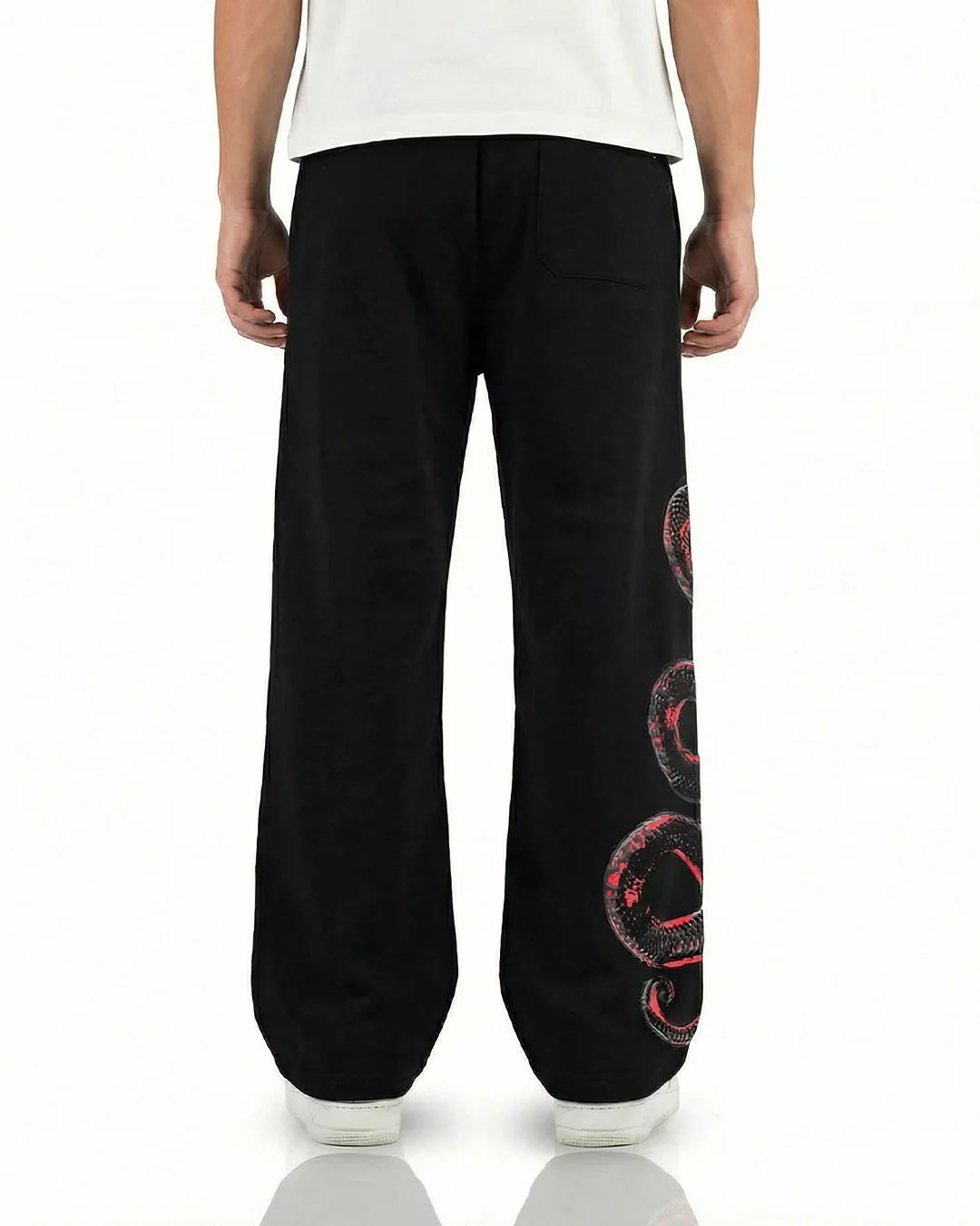 Venom Black Cotton Pants - Image 5